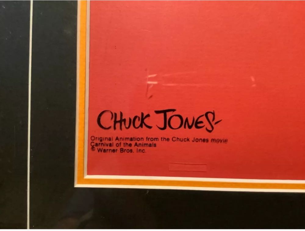 Daffy Duck Production Cel - Unknown art collectible - Main Image 2