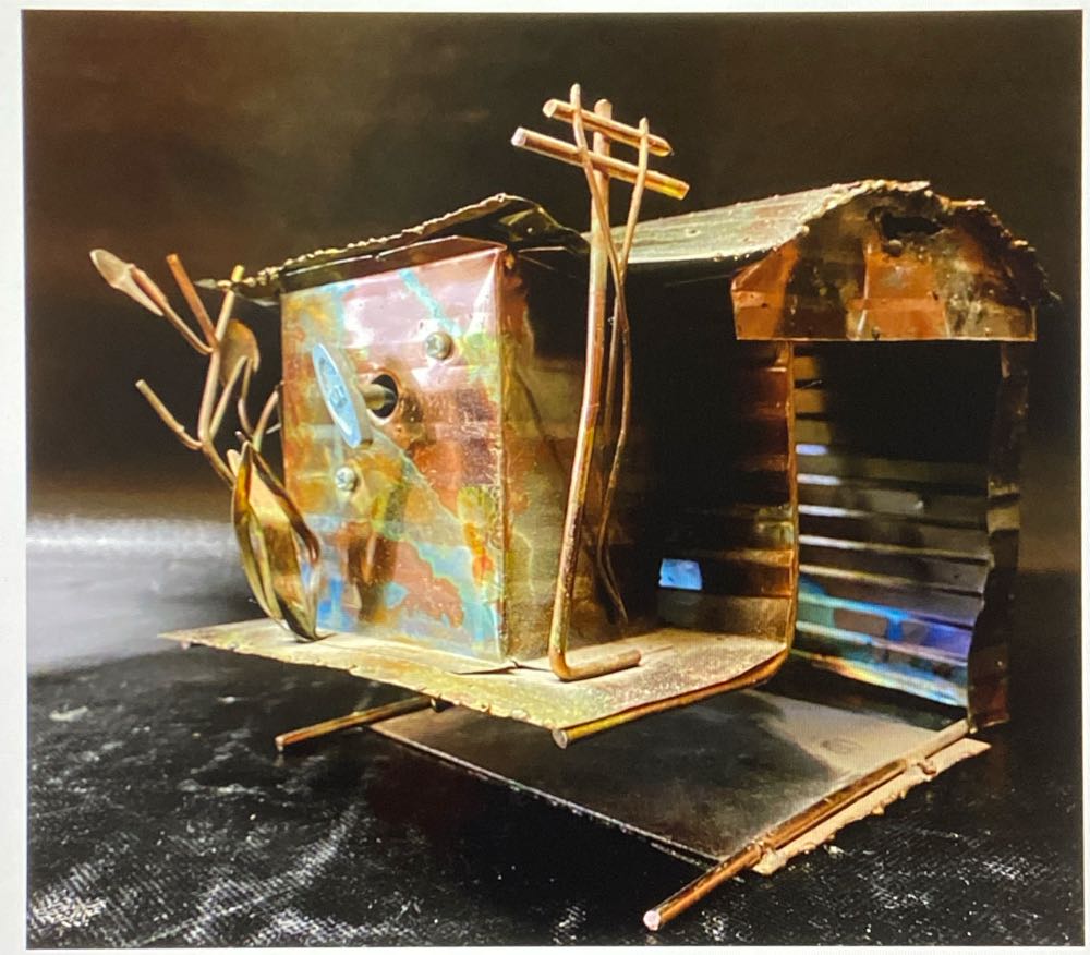 Copper Airport Music Box - N Berkley Designs art collectible - Main Image 2