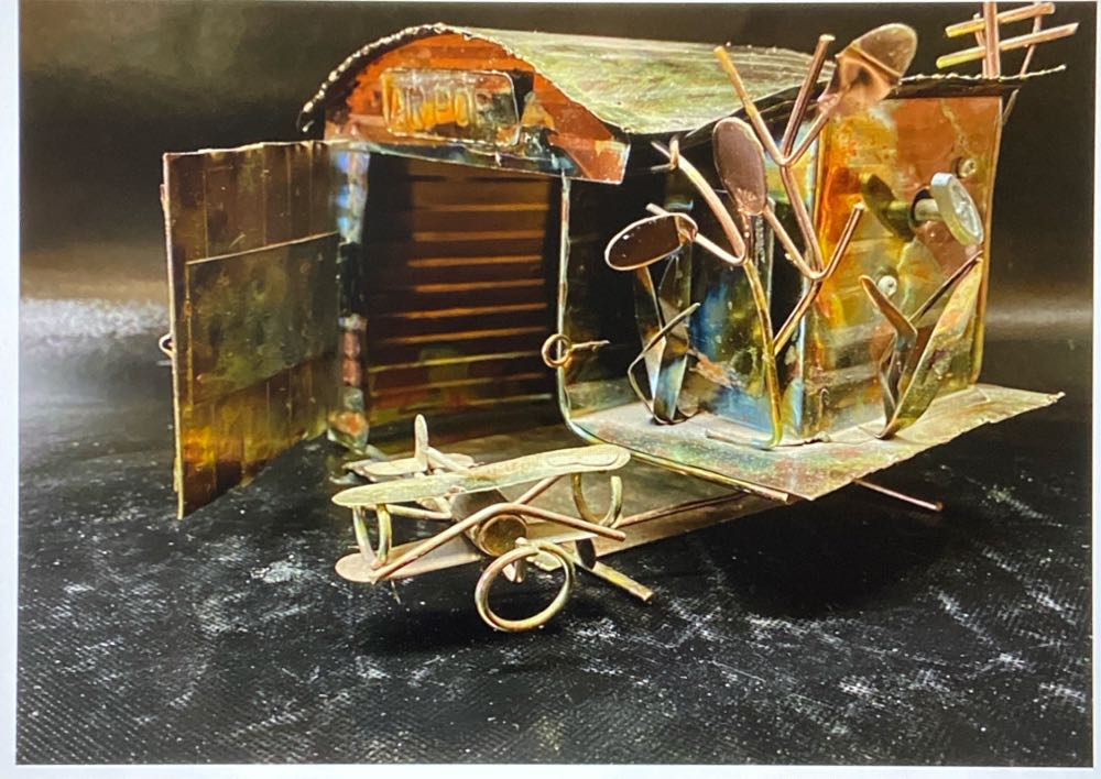 Copper Airport Music Box - N Berkley Designs art collectible - Main Image 3