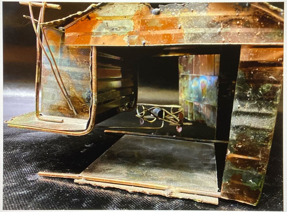 Copper Airport Music Box - N Berkley Designs art collectible - Main Image 4