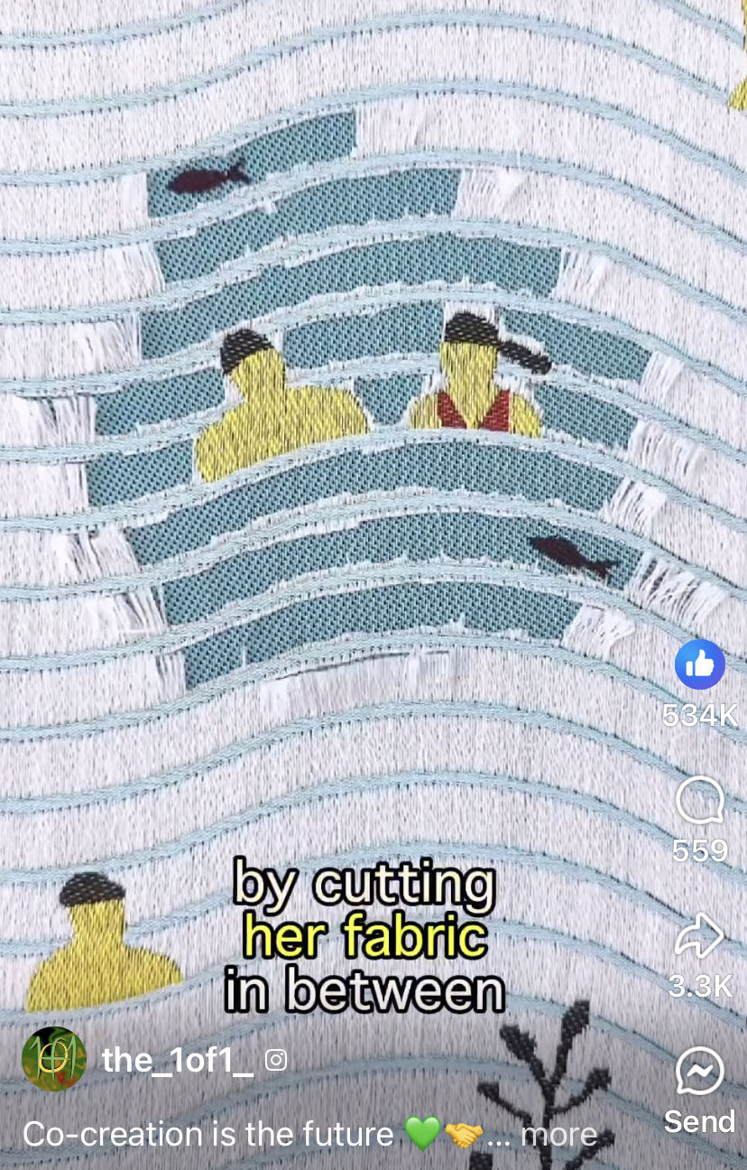 Snip Snap Interactive Fabric  art collectible - Main Image 2