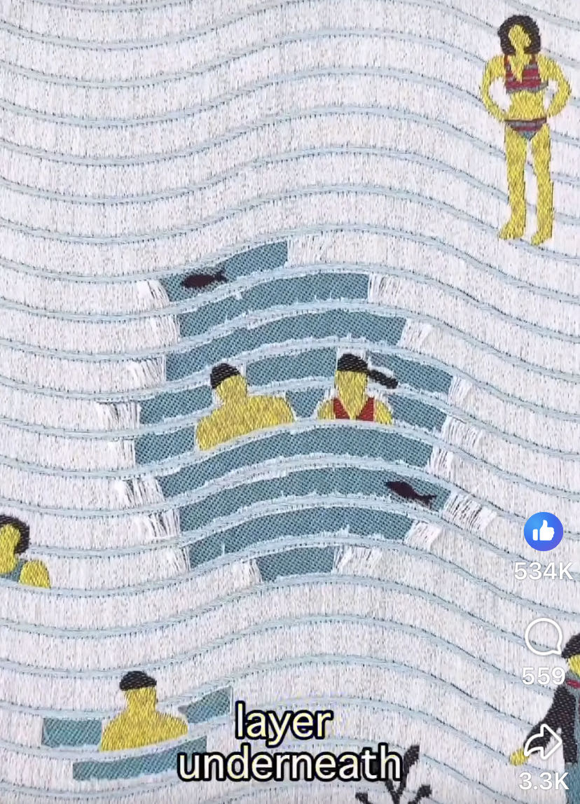 Snip Snap Interactive Fabric  art collectible - Main Image 3