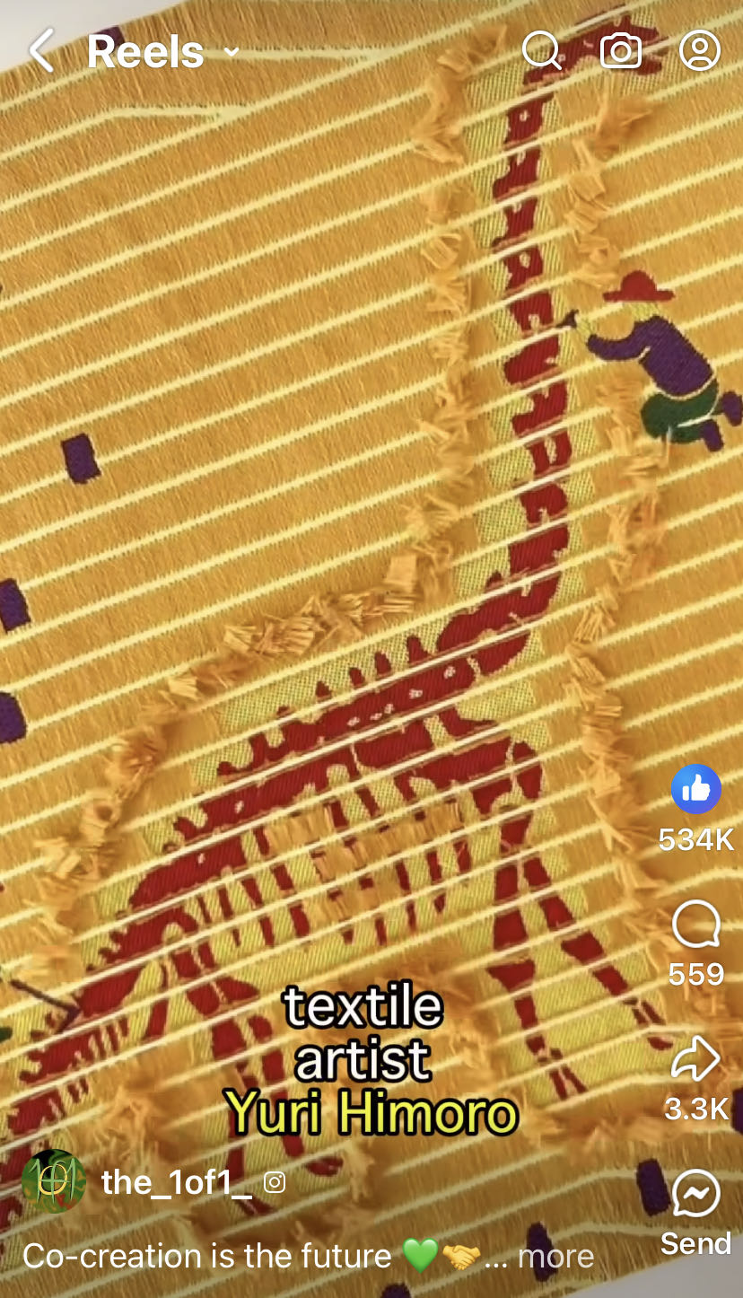 Snip Snap Interactive Fabric  art collectible - Main Image 4