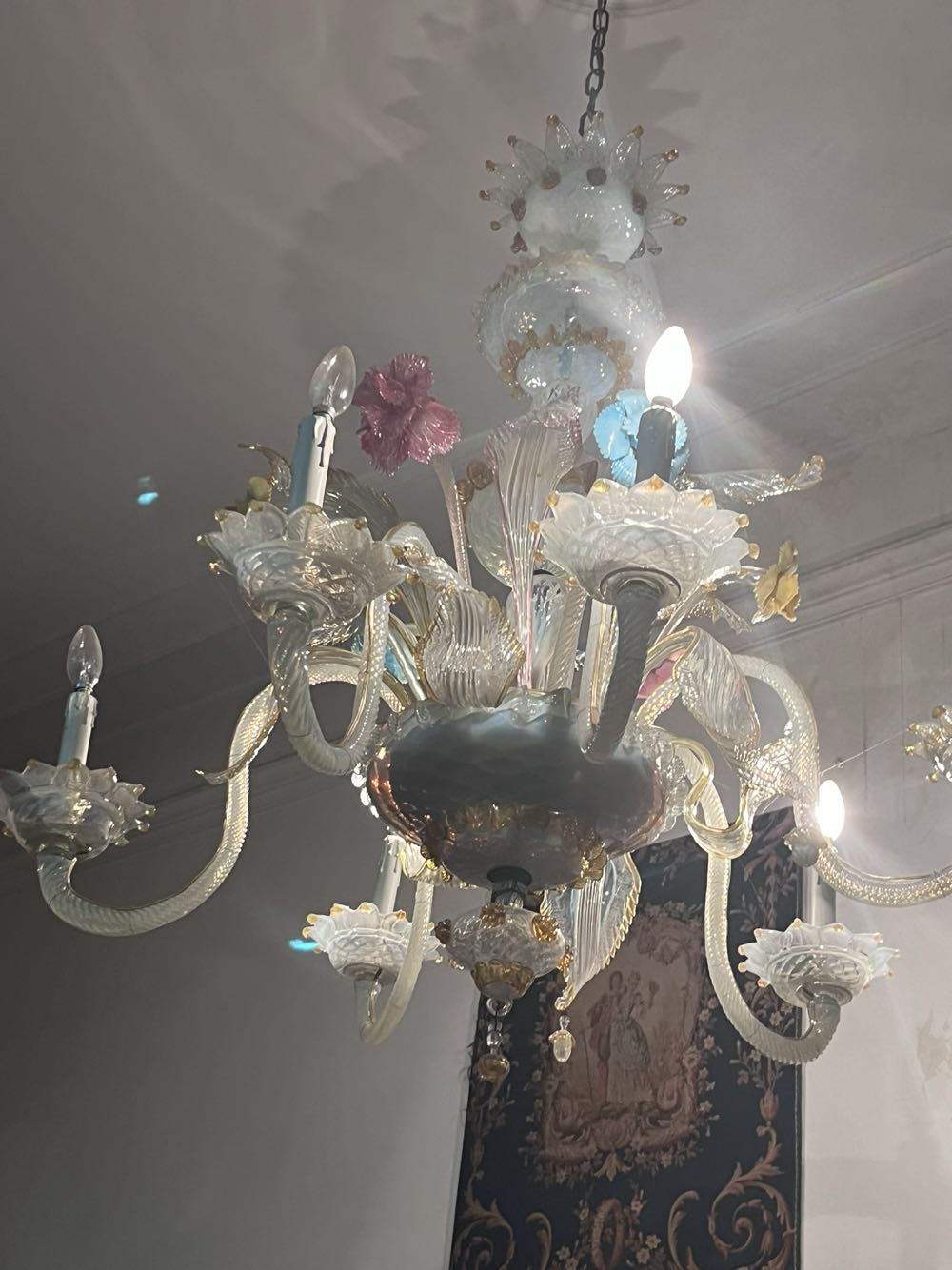 Lampadario Murano Colorato  art collectible - Main Image 2