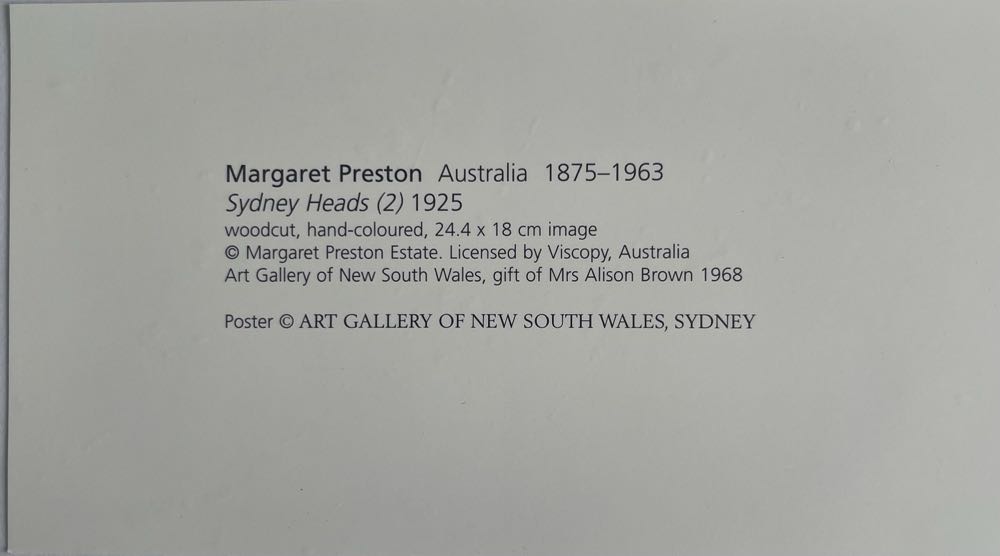 Sydney Heads - Margaret Preston art collectible - Main Image 2