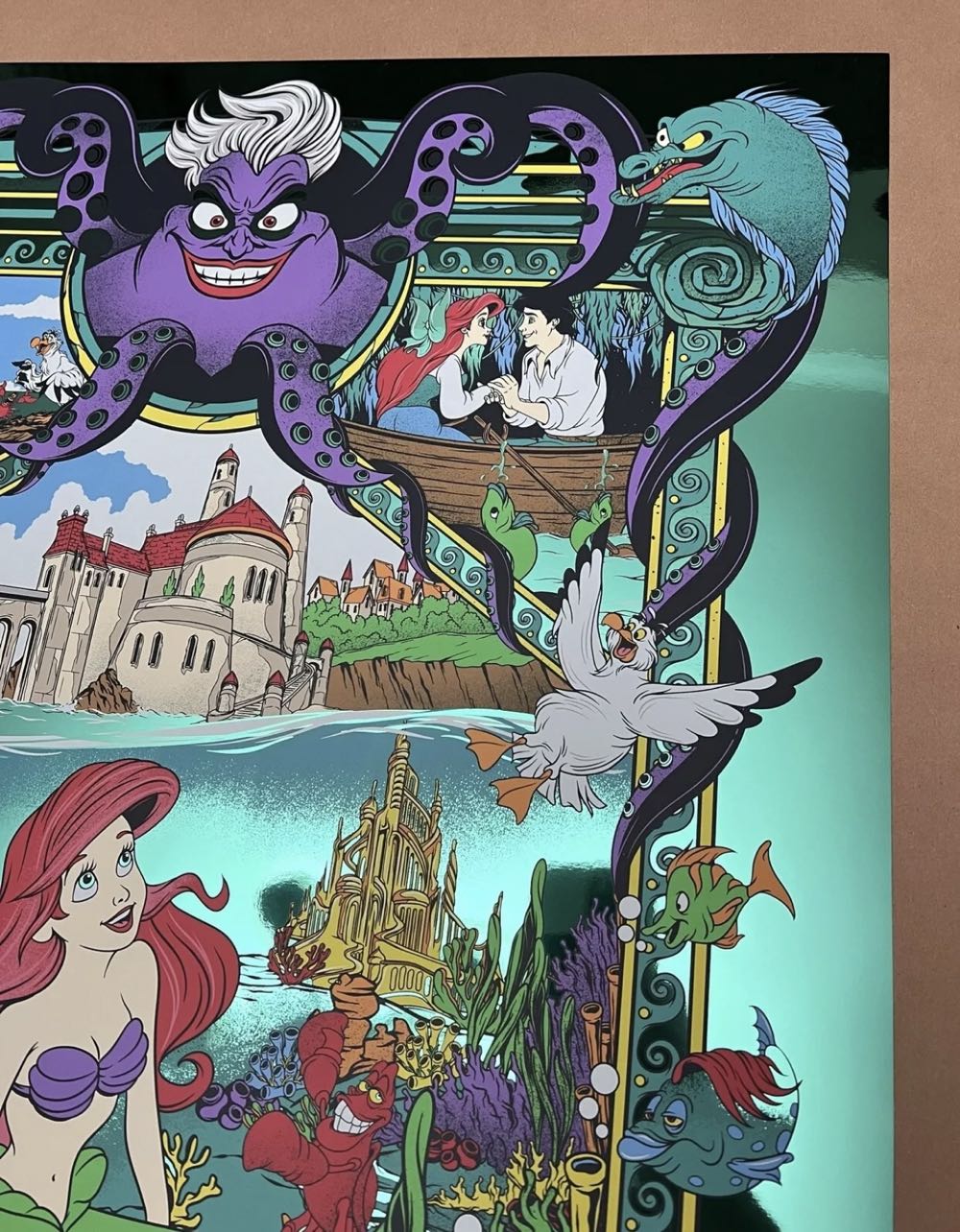 The Little Mermaid (Foil Variant) - Germaine Mainger art collectible - Main Image 2