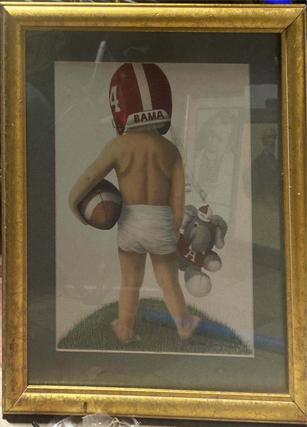 Alabama Baby Boy Picture - Fran Baggett art collectible - Main Image 2