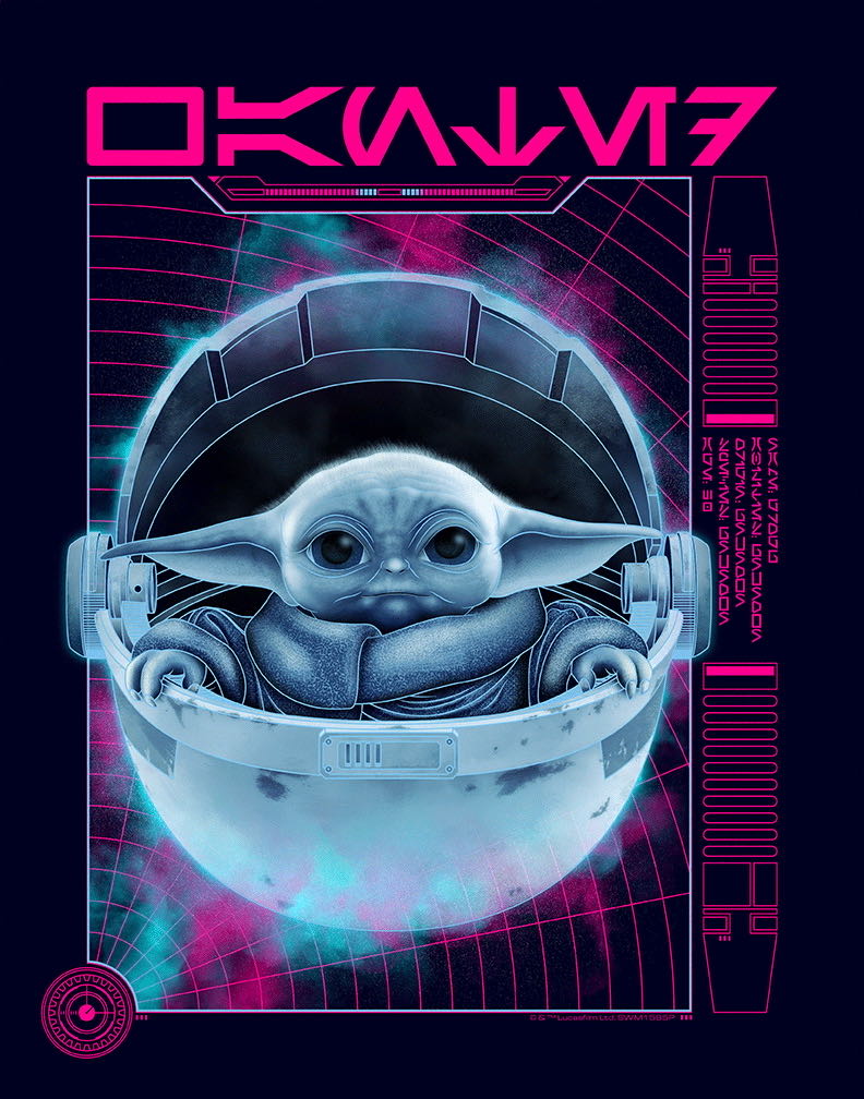 Grogu Bounty Lenticular Limited Edition - Bruce Yan art collectible - Main Image 4