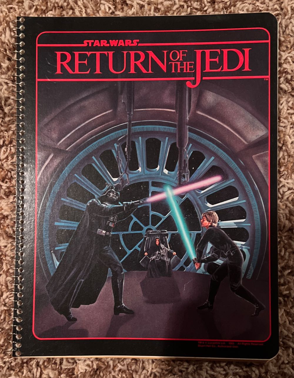 Vintage Star Wars Return Of The Jedi Fan Club The  art collectible [Barcode 071723440008] - Main Image 2