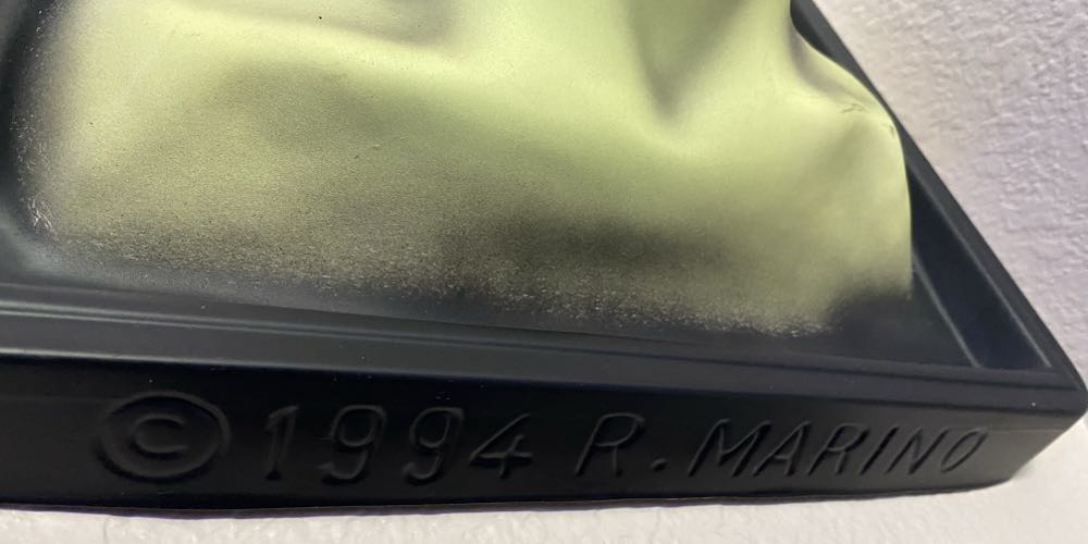 1994 R. Marino 3D SCREAMING MAN Glow In The Dark Illusions Wall Hanging Halloween - R. Marino - Dark Illusions art collectible - Main Image 4