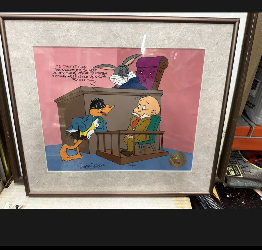 Daffy Duck Prof Lawyer Series  143/500 - Chuck Jones art collectible - Main Image 2