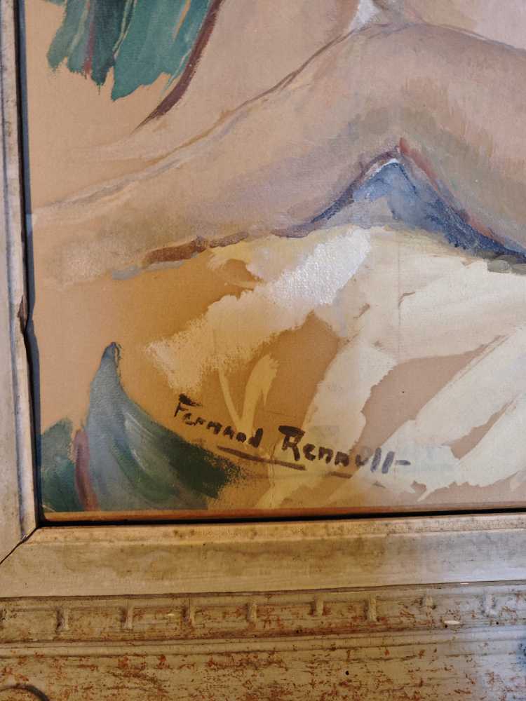 Nu allongé  - Fernand-Renault Albert art collectible - Main Image 4