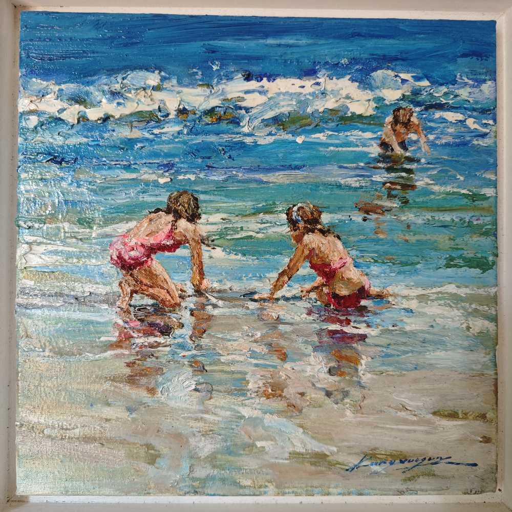 A la Plage - Kang Xue Jun art collectible - Main Image 2