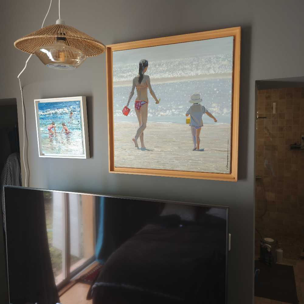 A la Plage - Kang Xue Jun art collectible - Main Image 3