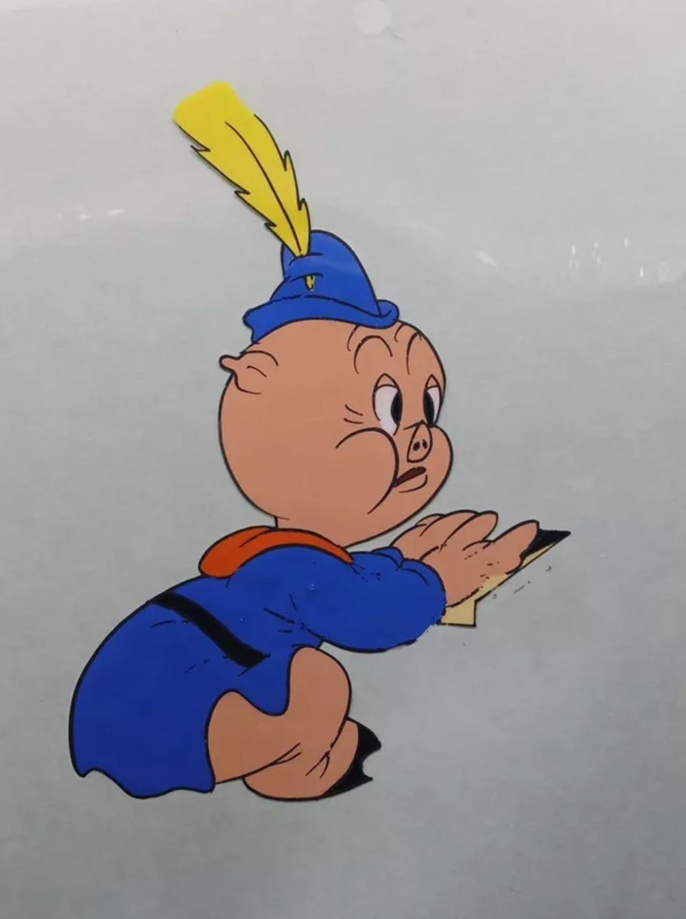 Porky Pig Production Cel  art collectible - Main Image 2