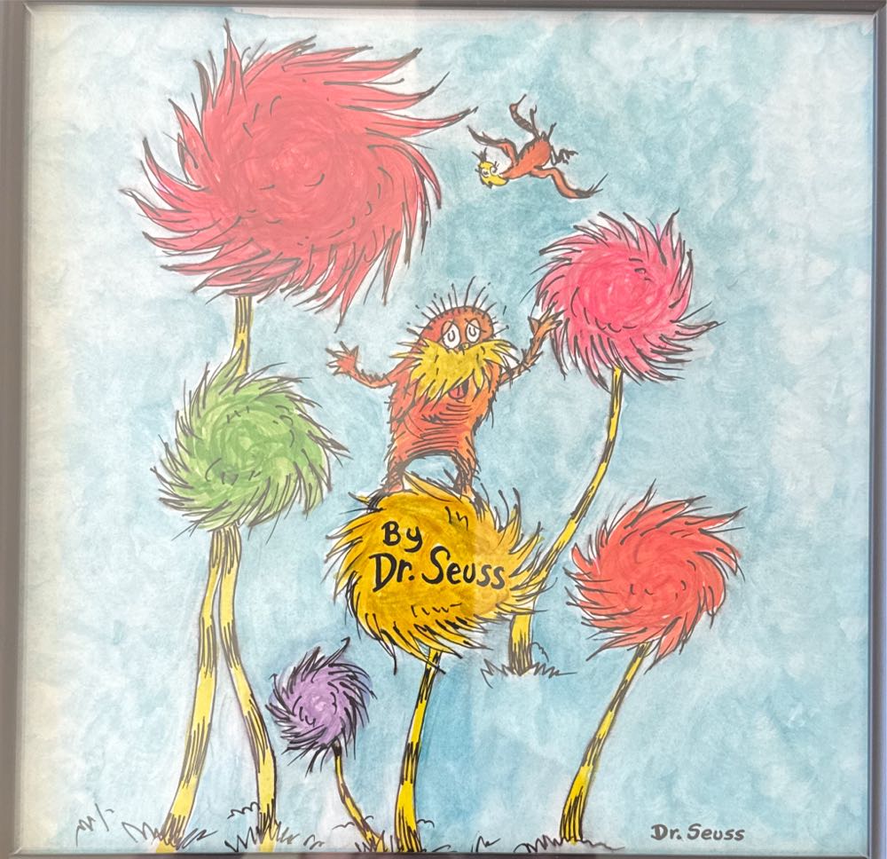 Dr Suess The Lorax - Dr. Suess art collectible - Main Image 2