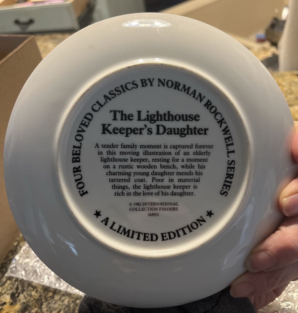 The Lighthouse Keeper’s Daughter - Norman Rockwell art collectible - Main Image 2