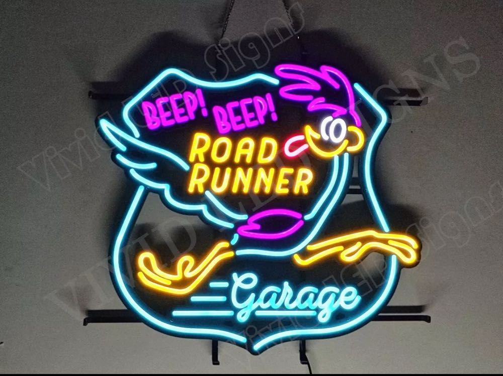 Plymouth Road Runner neon signs  art collectible - Main Image 2