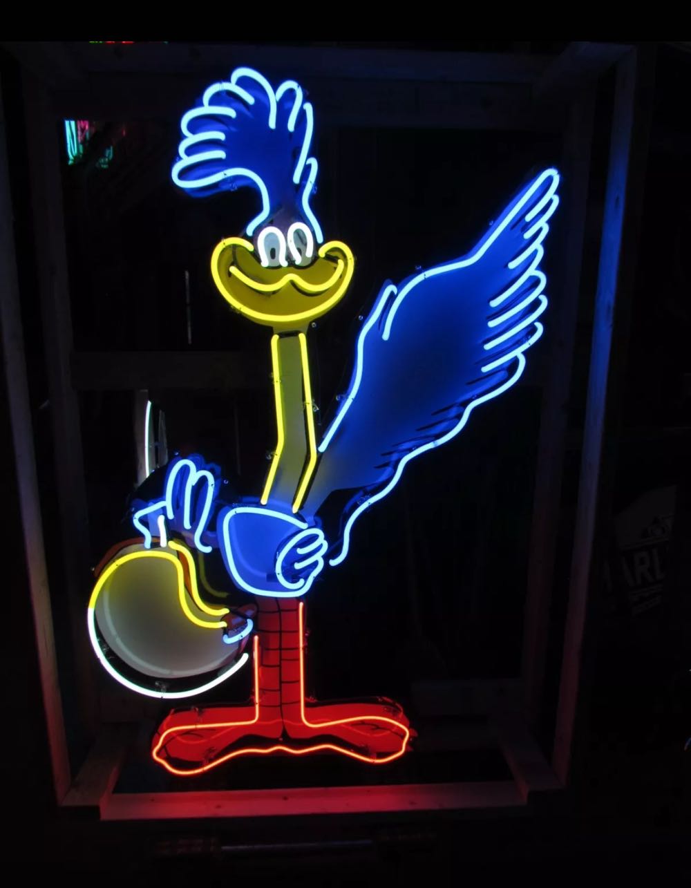 Plymouth Road Runner neon signs  art collectible - Main Image 3