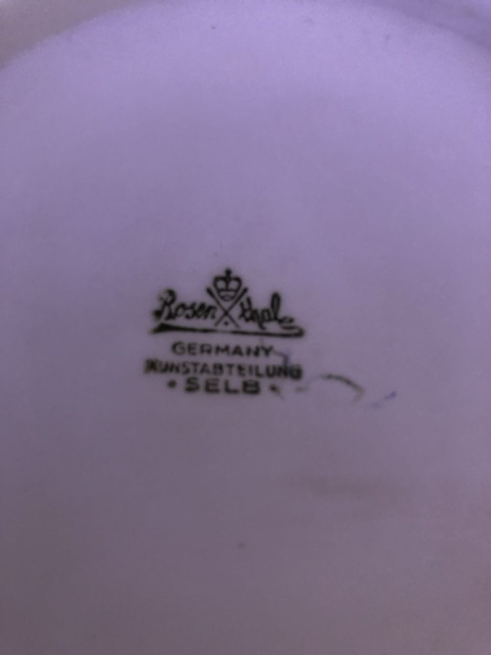 Rosenthal, Vase rot Nymphe auf Pferd  art collectible - Main Image 2