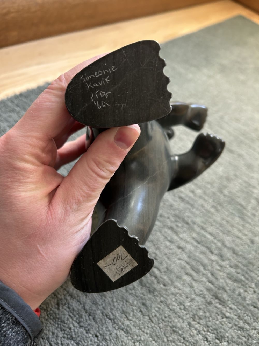 Standing Bear - Simeonie Kavik art collectible - Main Image 4