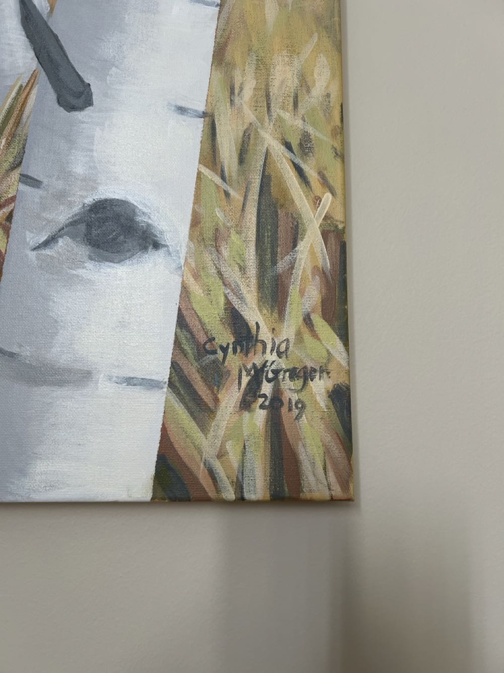 Birch Forest - Cynthia McGregor art collectible - Main Image 2