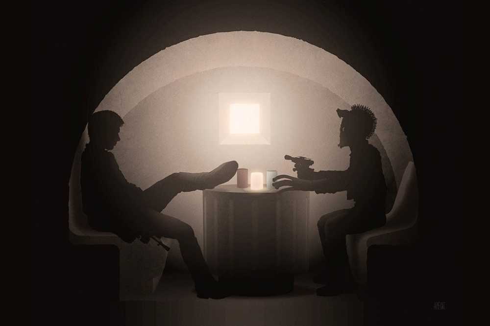 Star Wars: Episode IV — A New Hope (Going Somewhere Solo?) - Kevin M. Wilson art collectible - Main Image 2