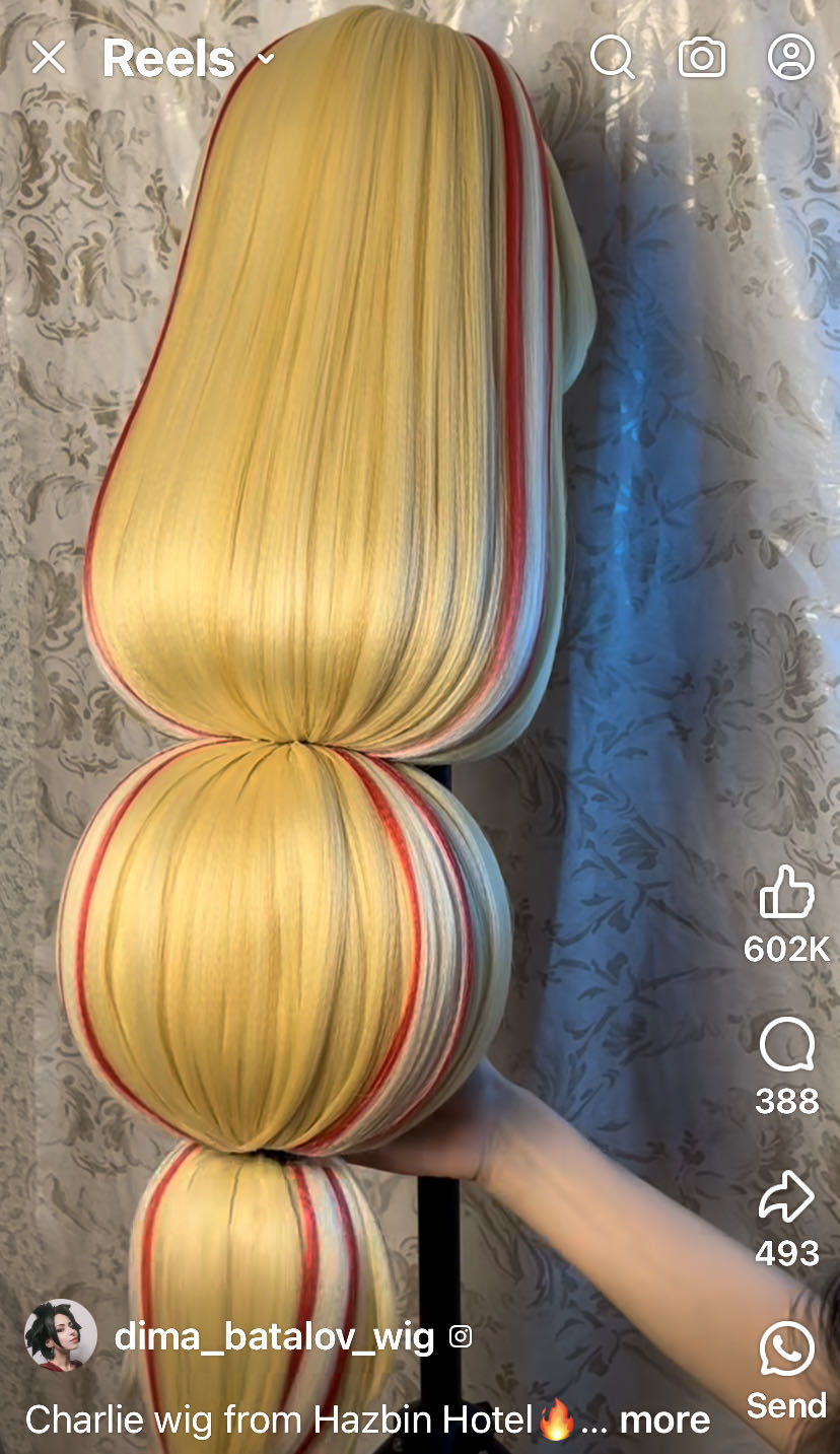 Cosplay Wig Screws  art collectible - Main Image 2