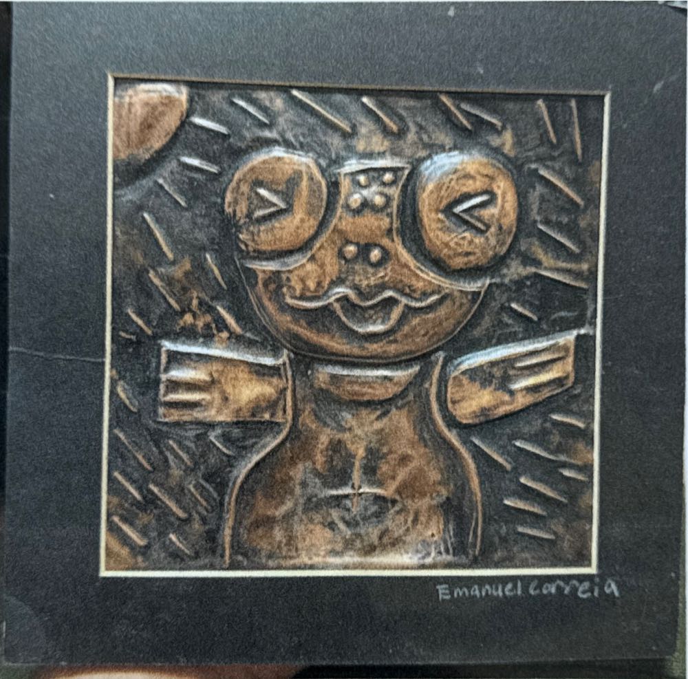 Copper Press Art Grandma Turtle  art collectible - Main Image 2