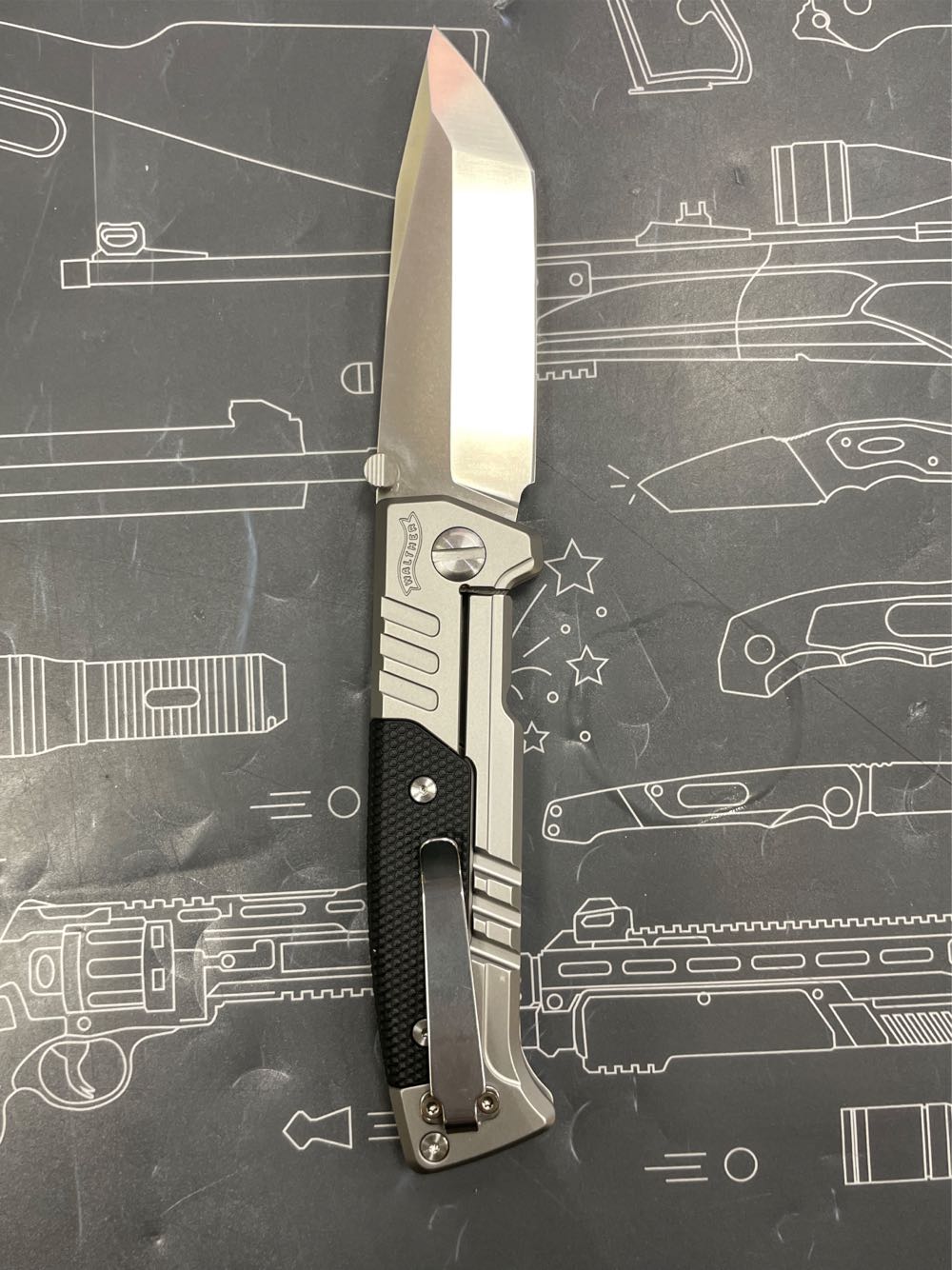 Walther PDP Steel Frame Tanto Silver 5.0896 - Walther art collectible [Barcode 4000844867858] - Main Image 2