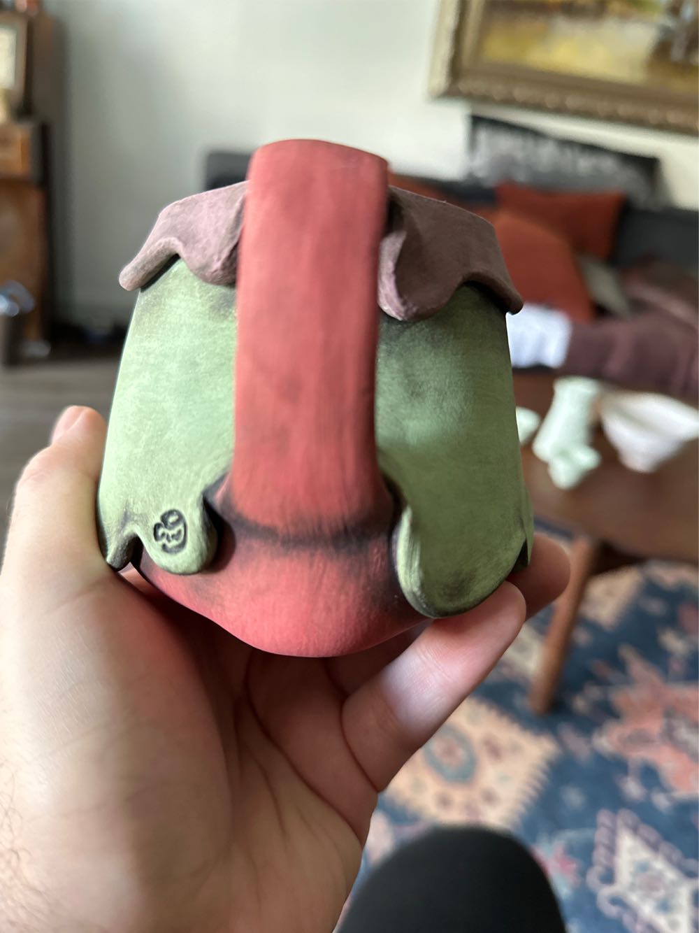 Layered coffee mug - Candace Gooch art collectible - Main Image 2