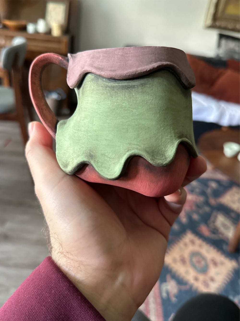 Layered coffee mug - Candace Gooch art collectible - Main Image 3