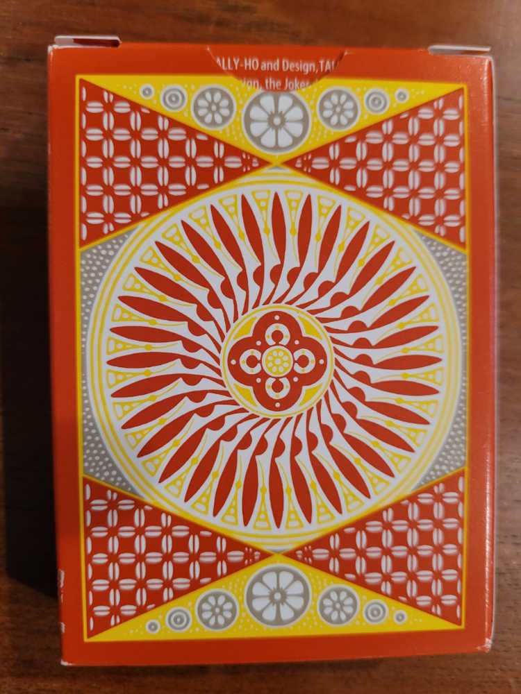 Tally-Ho Autumn Circle Back Orange  art collectible [Barcode 073854093733] - Main Image 2