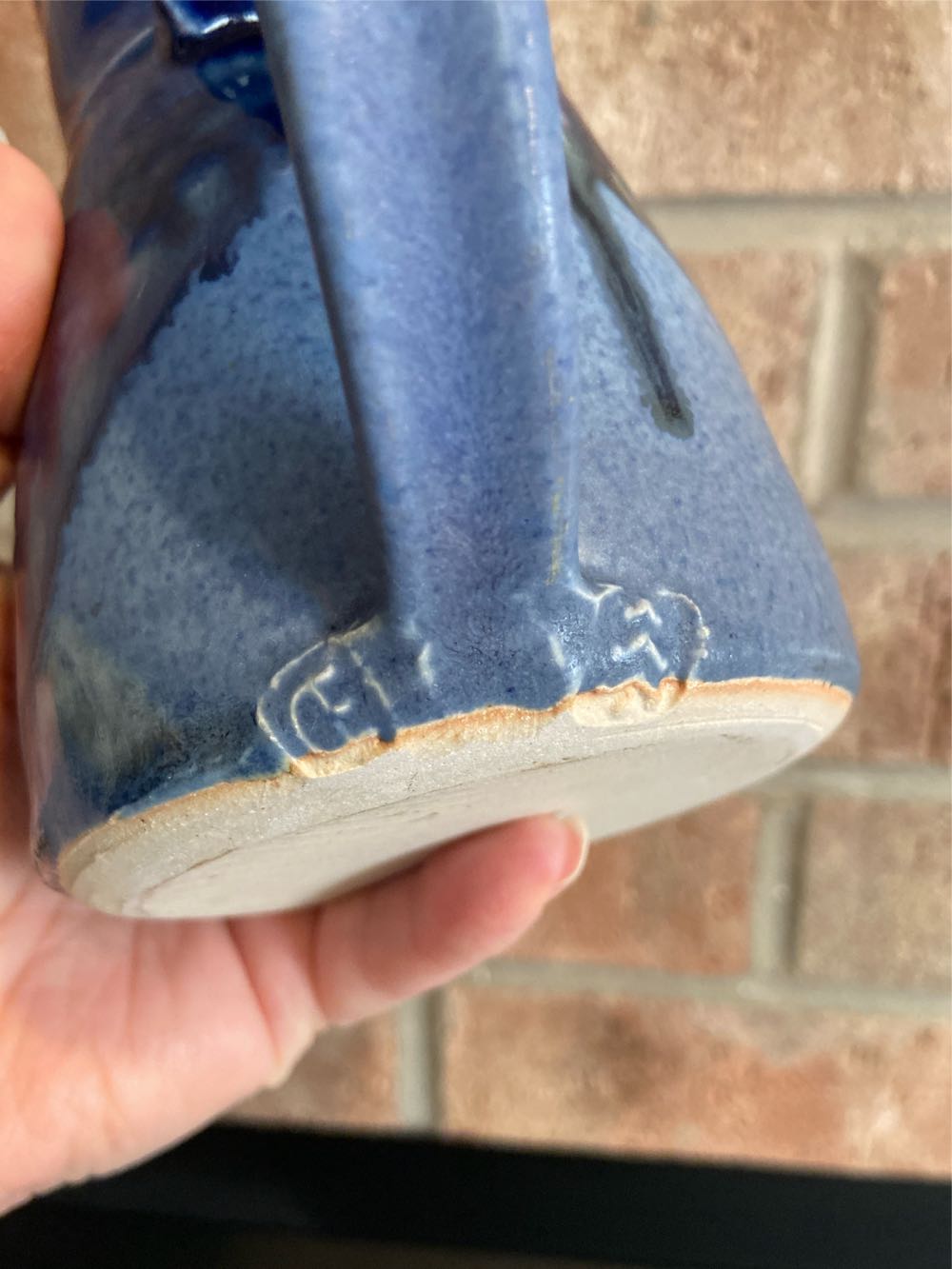 Tall Pottery Mug - Don Ellis art collectible - Main Image 2