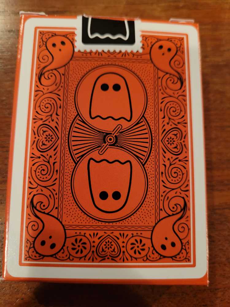 Bicycle Boo Back Orange  art collectible - Main Image 2