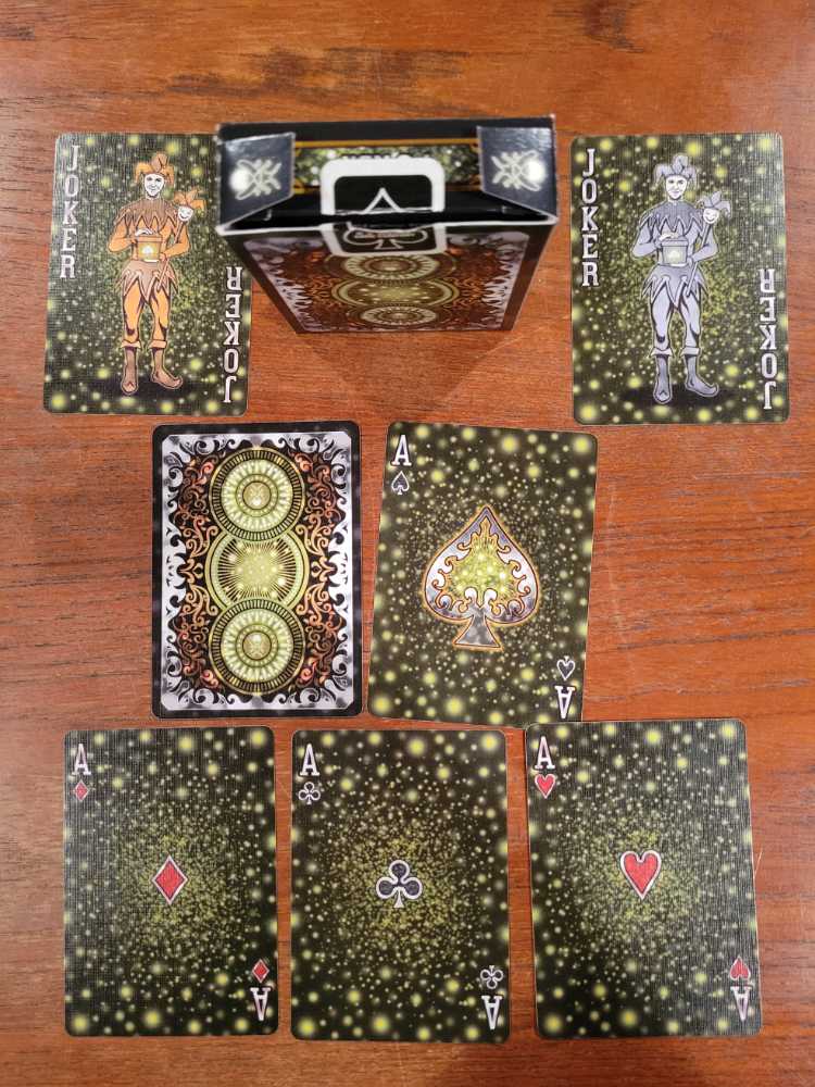 Bicycle Fireflies Playing Cards - Juniardi Satyanagara art collectible [Barcode 073854024287] - Main Image 3