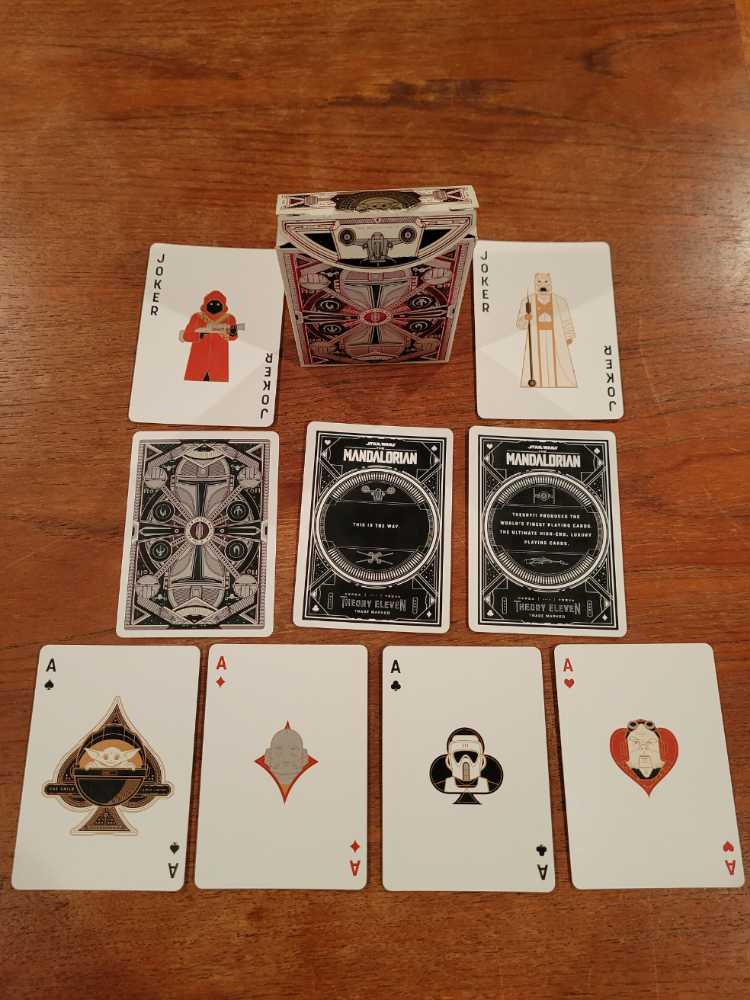 Theroy 11 Star Wars The Mandalorian Playing Cards  art collectible - Main Image 3