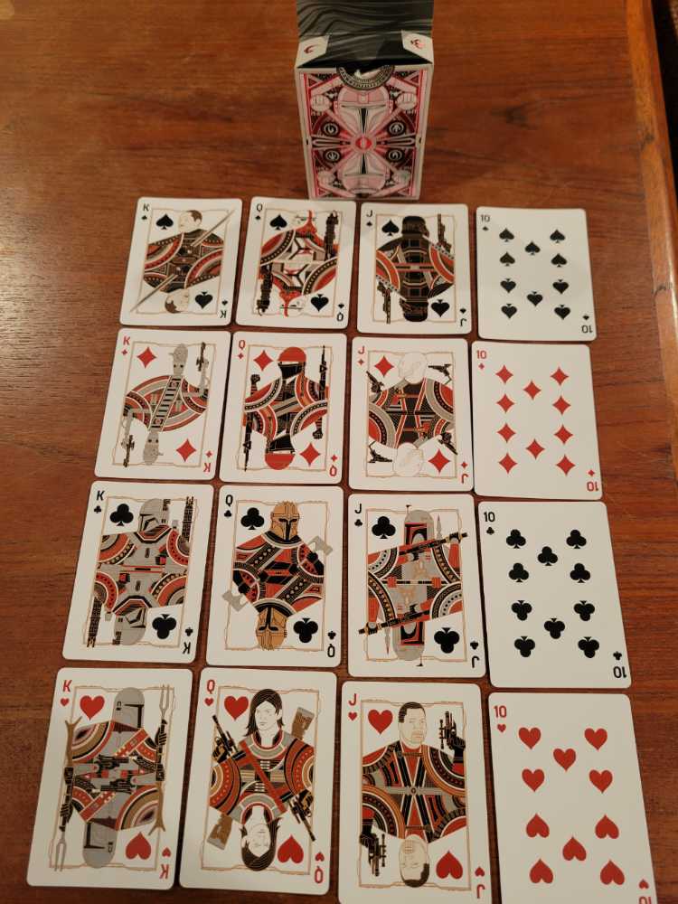 Theroy 11 Star Wars The Mandalorian Playing Cards  art collectible - Main Image 4