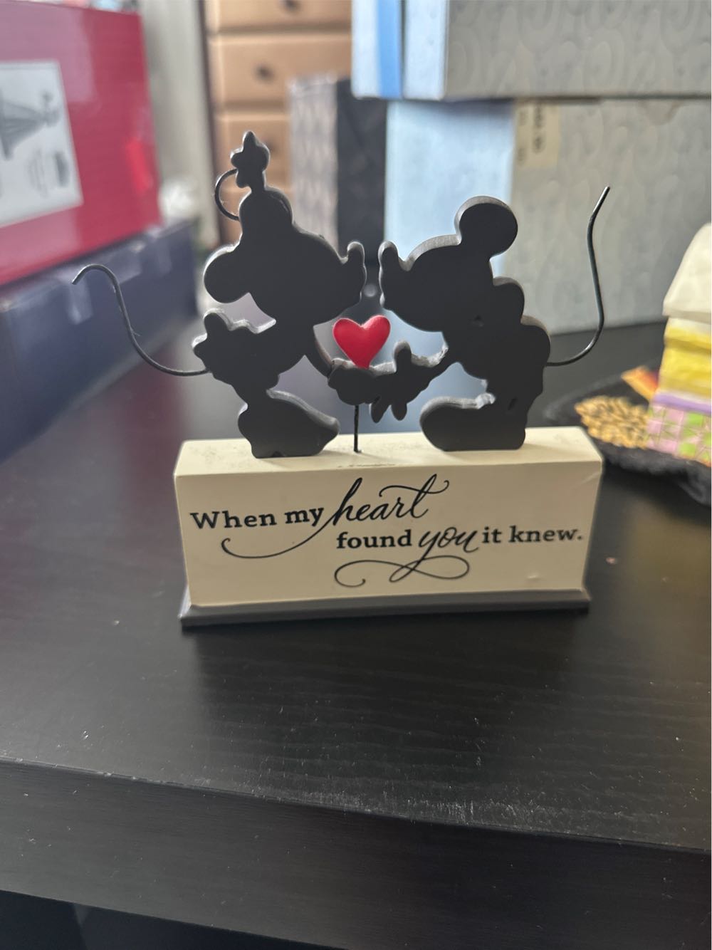 When My Heart Found You It Knew - Hallmark/Disney art collectible [Barcode 015012022483] - Main Image 2