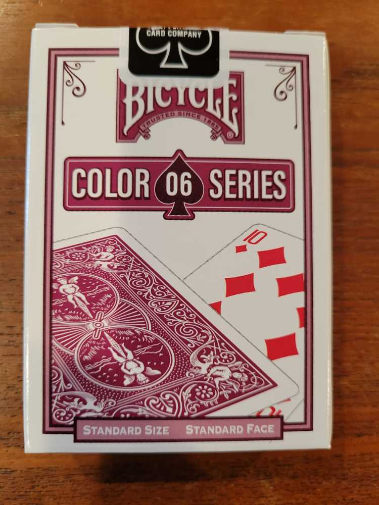 Bicycle Color Series 06 Burgundy   art collectible - Main Image 2
