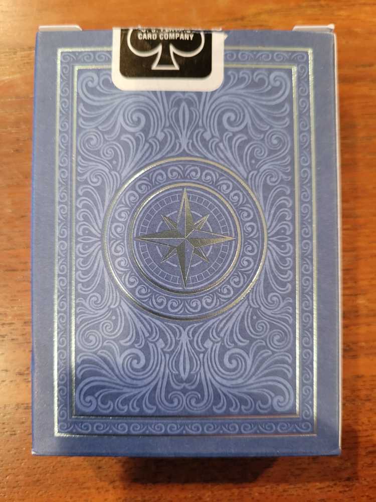 Bicycle Odyssey Playing Cards Blue  art collectible [Barcode 073854093917] - Main Image 2