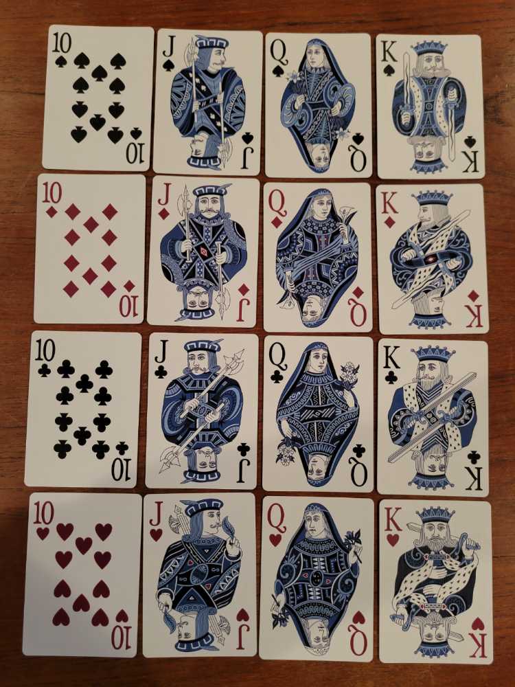 Bicycle Odyssey Playing Cards Blue  art collectible [Barcode 073854093917] - Main Image 4