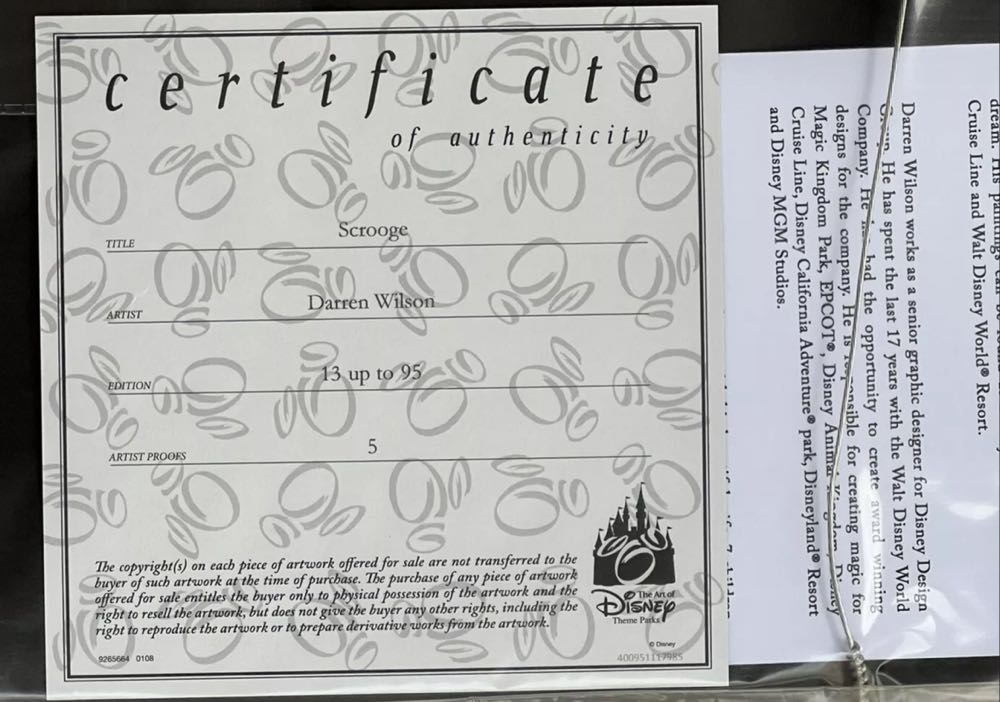 Scrooge - Darren Wilson art collectible - Main Image 3