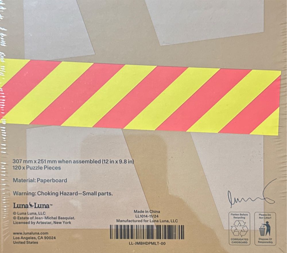 Luna Luna Basquiat Dig Head Puzzle  art collectible - Main Image 2