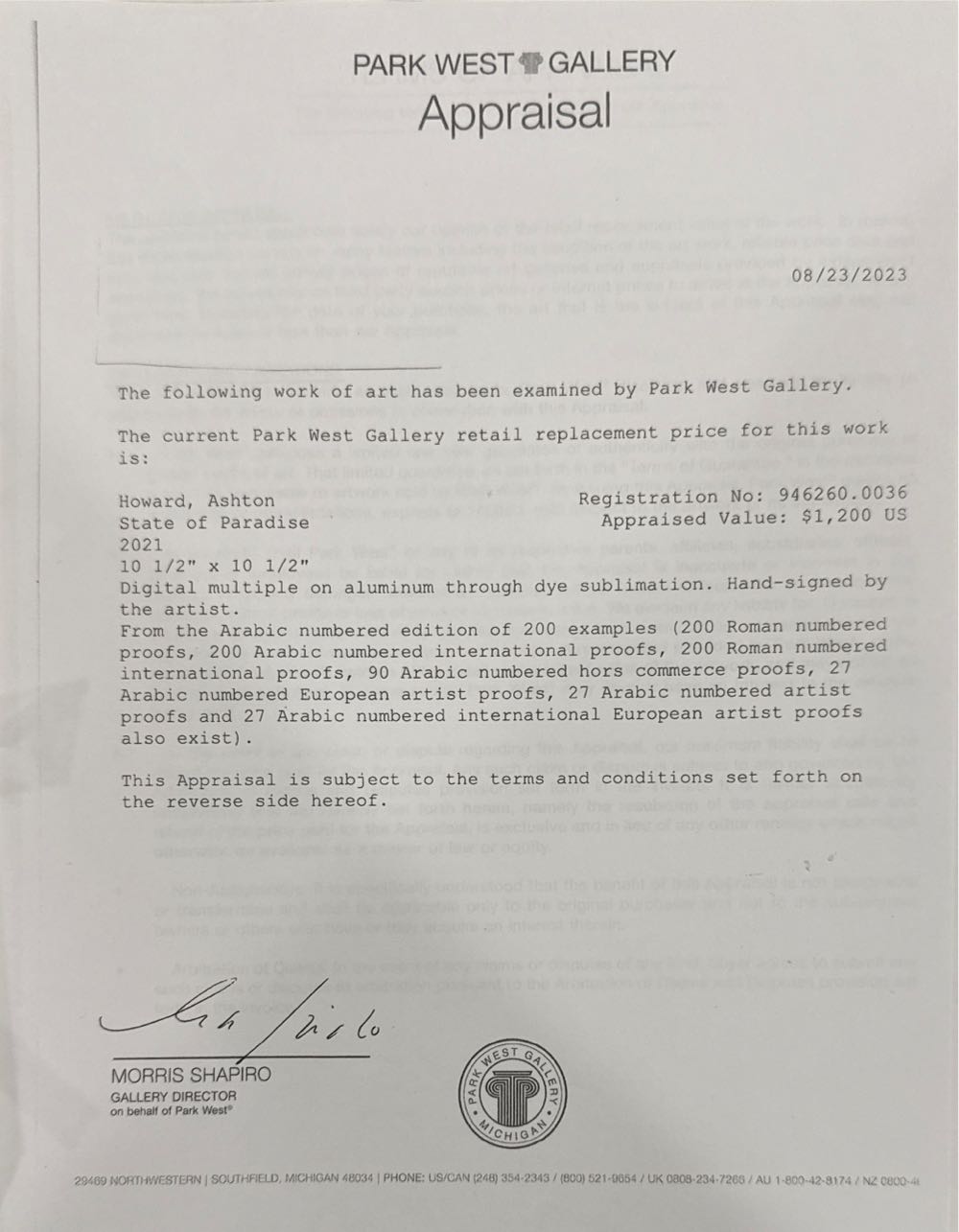 State Of Paradise - Ashton Howard art collectible - Main Image 4