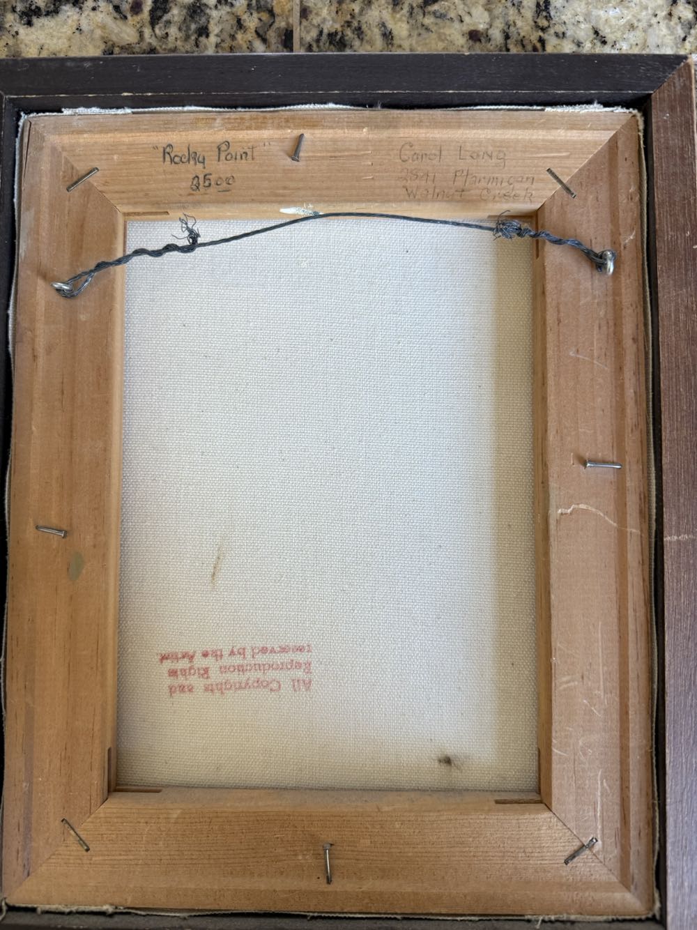 Rocky Point - Carol Long art collectible - Main Image 2