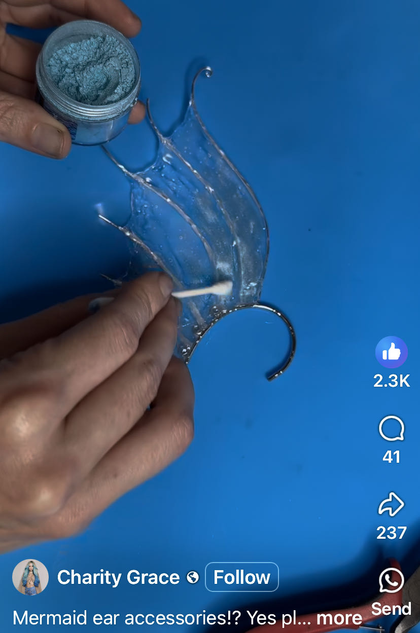 Mermaid Fins  art collectible - Main Image 3