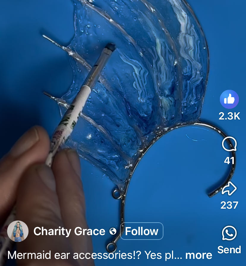 Mermaid Fins  art collectible - Main Image 4