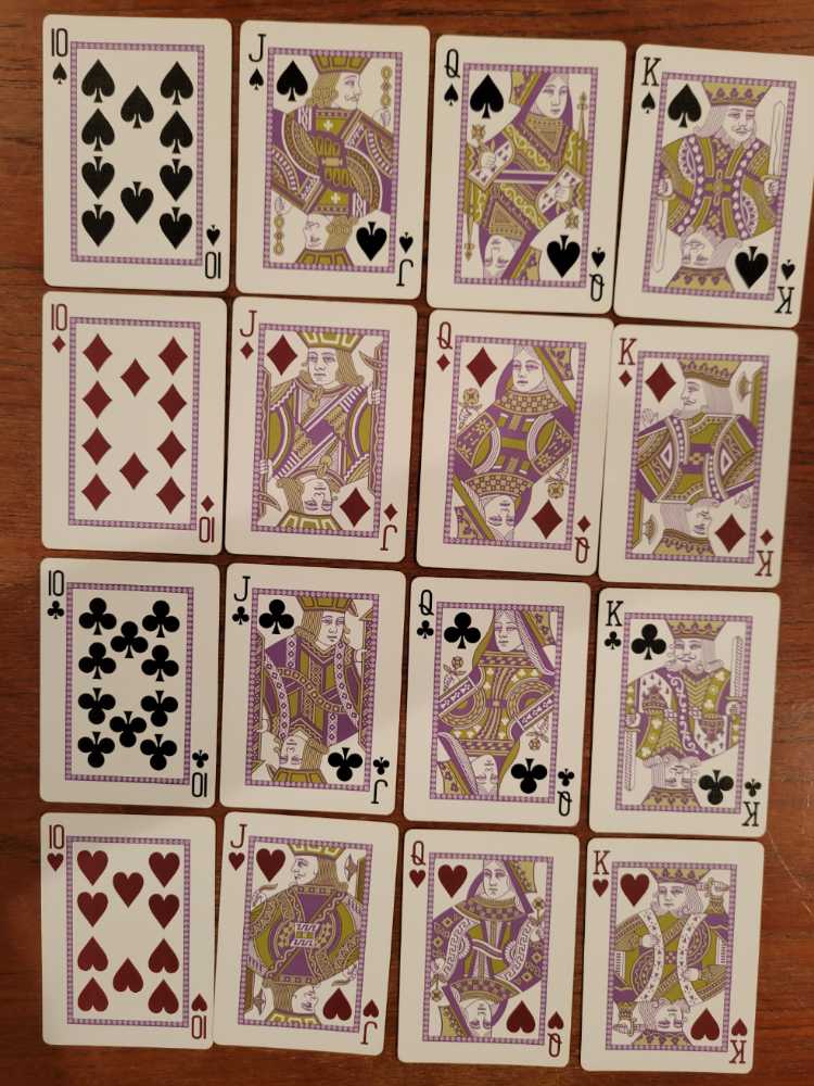 Bicycle Peacock Playing Cards Purple  art collectible [Barcode 073854020807] - Main Image 4