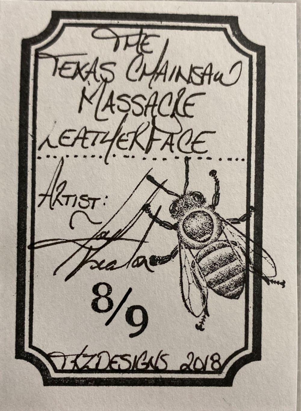 Texas Chainsaw Massacre - Leatherface - Tony Keaton art collectible - Main Image 2